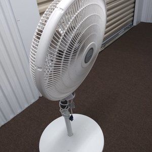 Oscillating Fan with Stand - 3 Speed - Off White